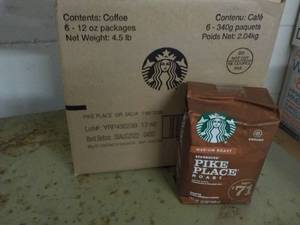 6 - 12 oz pkgs Starbucks Medium Roa...