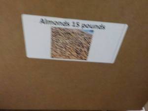 15 lb. Box Almonds...