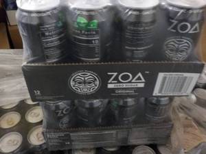 2 - 12 packs ZOA Zero Sugar Energy ...