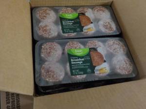 Box of 8 Frozen Breakfast Sausage...