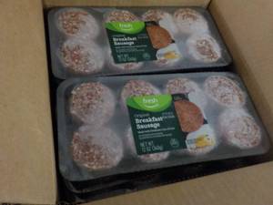 Box of 8 Frozen Breakfast Sausage...