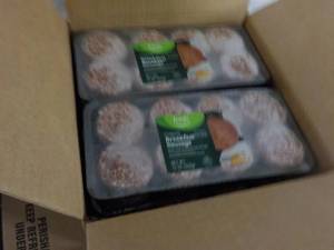 Box of 8 Frozen Breakfast Sausage...