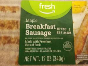 Box of 12 Maple Breakfast Sausage...