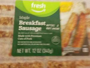 Box of 12 Maple Breakfast Sausage...