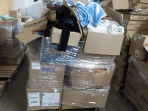 Pallet of Previously Worn Clothing ...