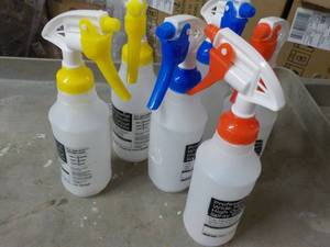6 Wide Mouth Spray Bottles...