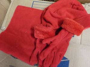 Gloves, Scarf, and Hat...