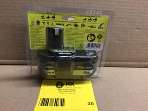 Ryobi 18V Lithium 4HR Battery customer return review pictures