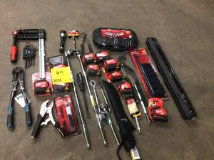 Lot of Assorted Husky Power Tools and Hardware various models and conditions Customer Returns See Terms on Auction