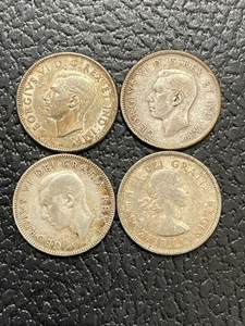 Silver Canadian Quarters