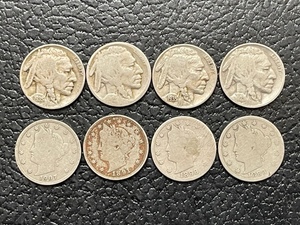 Buffalo and Liberty Nickels