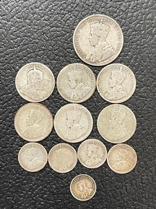 Lot of Silver Canadian Coins