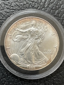 1998 Silver Eagle 1 Oz .999 Fine