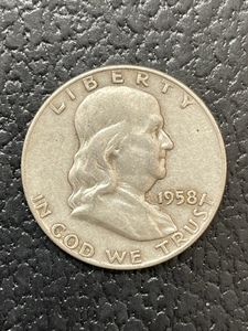 1958-D Franklin Half Dollar