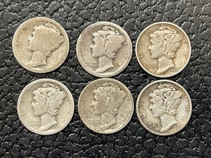 Mercury Silver Dimes