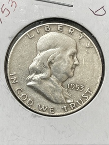 1953-D Franklin Half Dollar