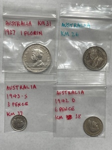 Silver Australian Coins