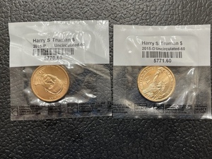 Harry Truman Dollars Uncirculated