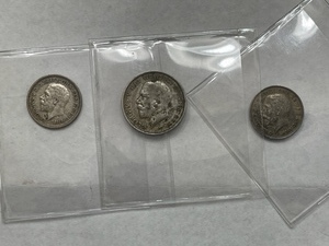 Three Pence and Six Pence Coins