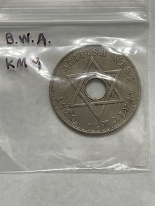 1920 British West Africa Coin