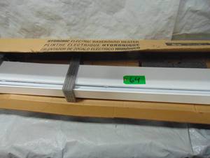 lot 64 image: Cadet  5120 BTU 120 Volt Electric Baseboard Heater  Unused