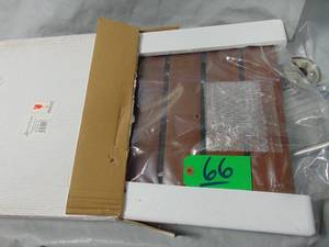 lot 66 image: DreamLine Folding Teak Shower Seat 250 Lbs.  Unused