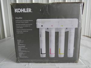 lot 13 image: Kohler 3.2 Gallon Reverso Osmosis Water Filtration System Unused