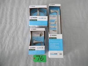 lot 76 image: 3 Piece Lot - Moen Darcy Bathroom Accessory - Brushed Nickel New