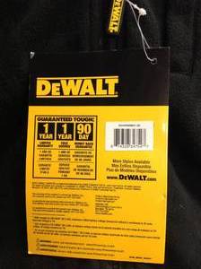 DEWALT Mens Size 2X Black Heated Reversible Vest - vest only