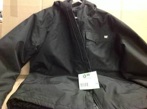 CAT 2XL Black Jacket, Customer return, review all pictures