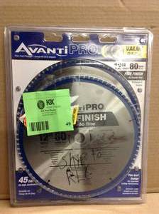 Avanti Pro 12 in. x 80-Tooth Fine Finish Circular Saw Blade (2-Pack), Review all pictures