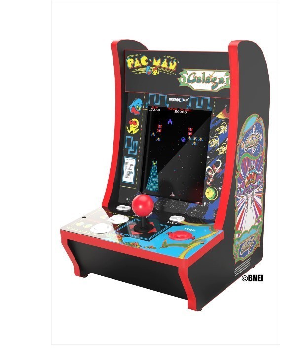 lot 591 image: Arcade 1Up PAC-MAN  GALAGA Counter-cade - 4 Games