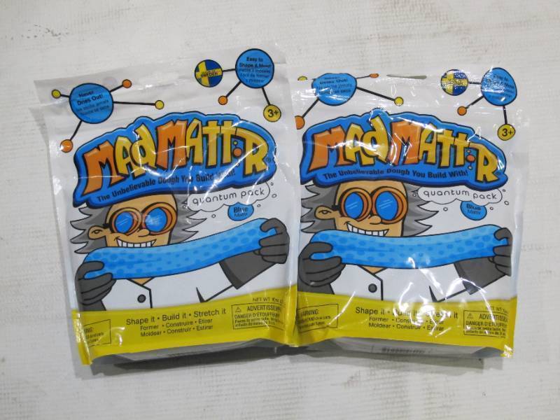 lot 973 image: 2 10z packs of Mad Mattr Quantum Pack - Blue Mattr Dough