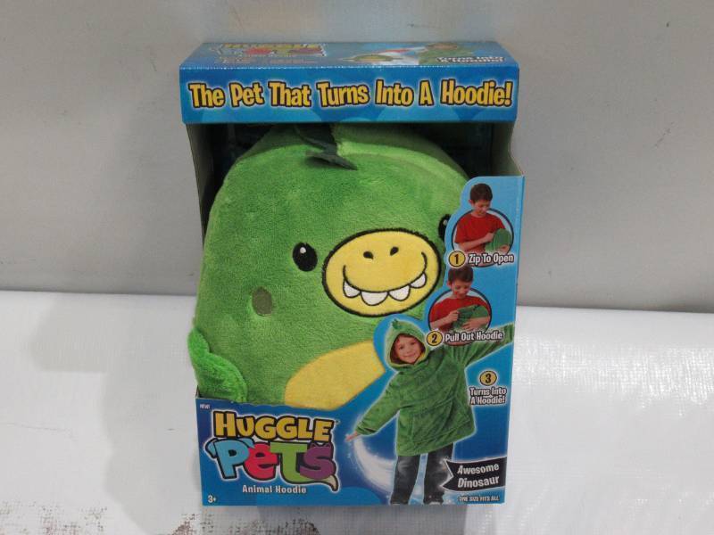 lot 944 image: Ontel Huggle Pets Dinosaur Animal Hoodie