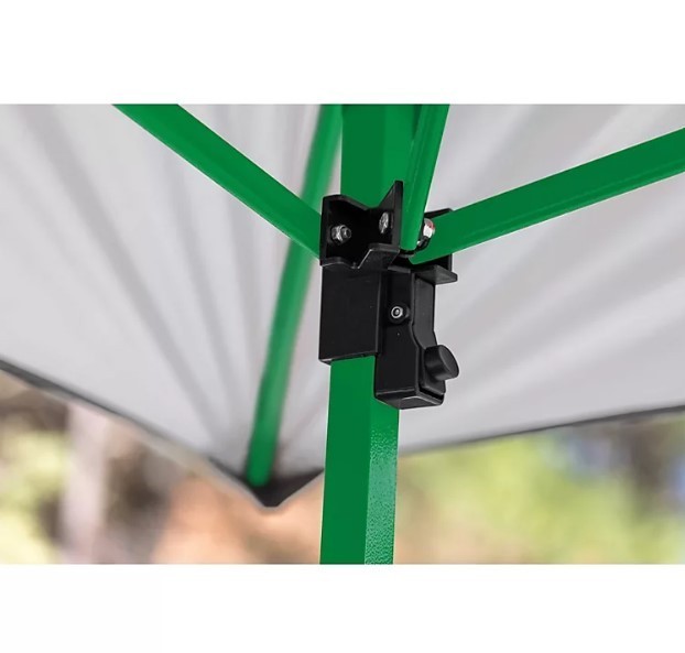 lot 581 image: NEW Logo Brands Officially Licensed NCAA Pagoda Tent Canopy with Colored Frame and Side Panel - North Dakota