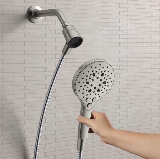 lot 682 image: Kohler Prosecco Multifunction Handheld Shower - Model R28719-G-BN