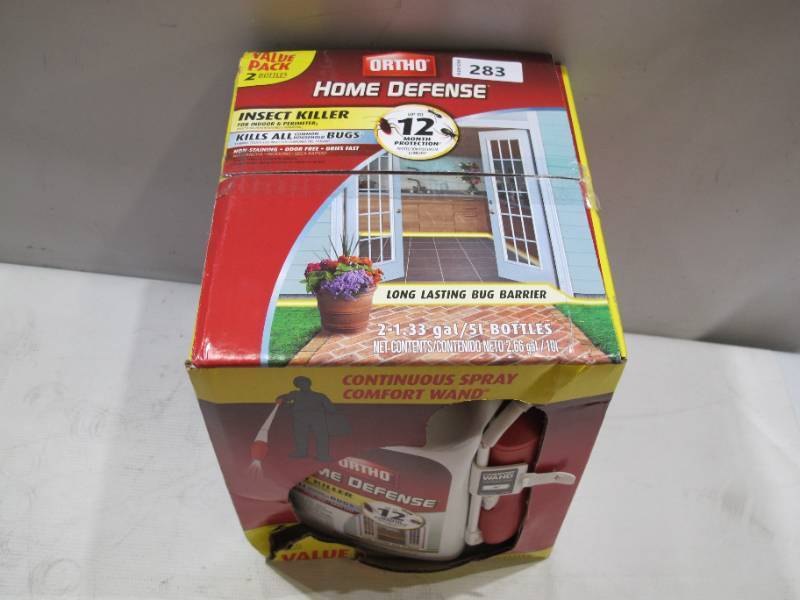 lot 655 image: Ortho Home Defense Max Wand (2 pack, 1 gal. each)