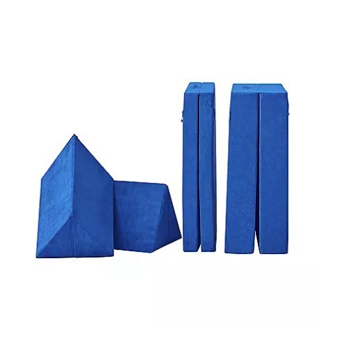 lot 680 image: Members Mark 4 Piece Kids Explorer Sofa  - Ocean Blue