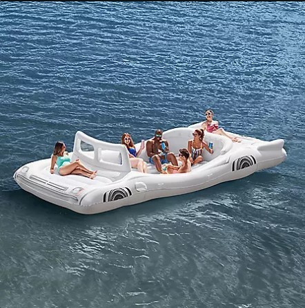 lot 709 image: Members Mark Inflatable Convertible Cruiser, White