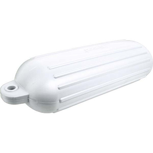 lot 718 image: Attwood 93552PW2 SoftSide Boat Fender, White, 5-Inch x 22-Inch, Pack of 2