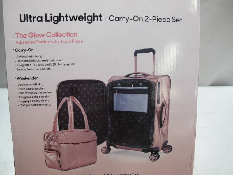 IFLY Smart Glow Collection 2-Piece deals Carry-on Travel Set