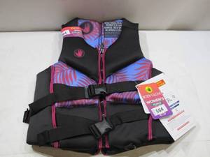 lot 564 image: NEW Body Glove Womens PFD - U.S. Coast Guard-Approved PFD - XL - Palm Purple