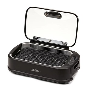 lot 565 image: NEW PowerXL Smokeless Grill - Black
