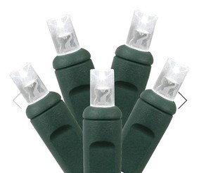 lot 790 image: VICKERMAN X6G2709TCSA Holiday Lights Christmas Pure Twinkle Wide Angle Set 70 Lamp Pure White