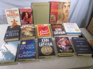 lot 14 image: (EW7) Assorted Hard Cover Books - S...