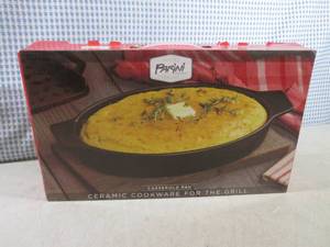 lot 55 image: (F-0) Parini Ceramic Casserole Pan ...