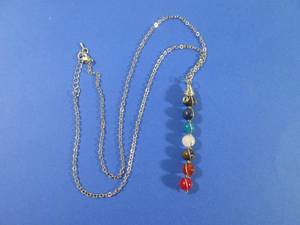 lot 153 image: (FS) Chakra Necklace - Pendant is 3...