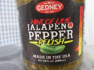 lot 166 image: (B-1) 6 Jars Hint of Lime Jalapeno ...