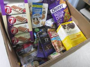lot 174 image: (A-4) Box of Assorted Candy Snacks ...