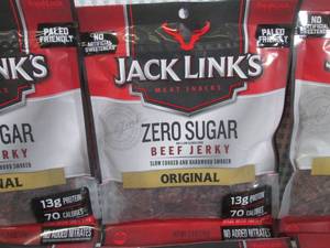 lot 199 image: (B-2) 6 Bags Jack Links Zero Sugar ...